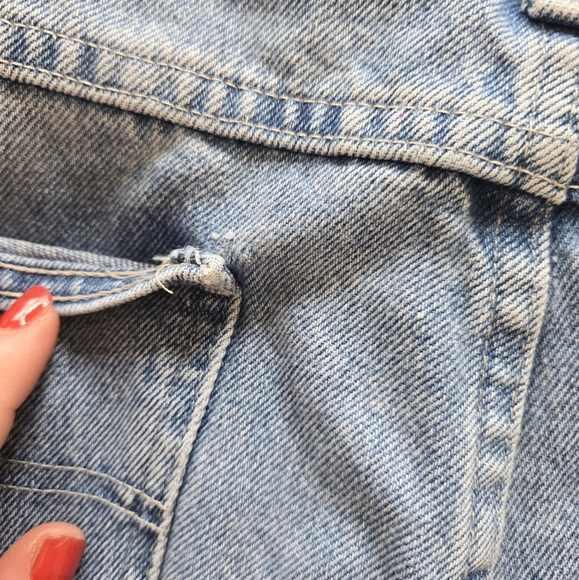 VTG Riders Denim Womens Straight Leg Blue Jeans - Picture 10 of 11